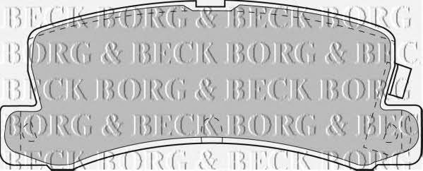 Borg & beck BBP1405 Тормозные колодки дисковые, комплект BBP1405: Отличная цена - Купить в Польше на 2407.PL!