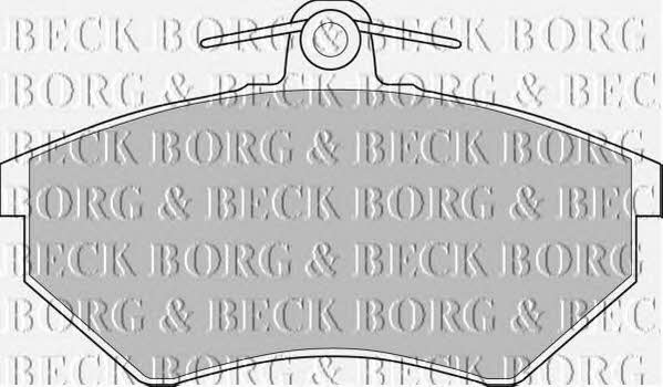 Borg & beck BBP1406 Brake Pad Set, disc brake BBP1406: Buy near me in Poland at 2407.PL - Good price!