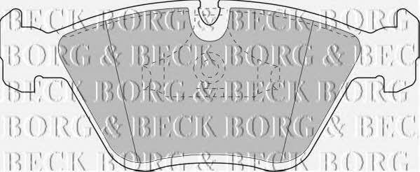 Borg & beck BBP1407 Тормозные колодки дисковые, комплект BBP1407: Отличная цена - Купить в Польше на 2407.PL!