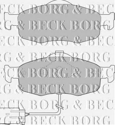 Borg & beck BBP1408 Klocki hamulcowe, zestaw BBP1408: Dobra cena w Polsce na 2407.PL - Kup Teraz!