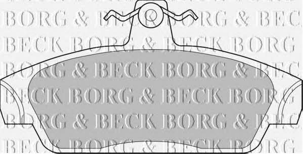 Borg & beck BBP1411 Brake Pad Set, disc brake BBP1411: Buy near me in Poland at 2407.PL - Good price!