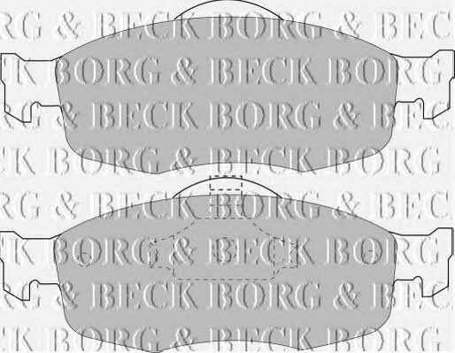 Borg & beck BBP1416 Klocki hamulcowe, zestaw BBP1416: Dobra cena w Polsce na 2407.PL - Kup Teraz!
