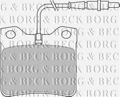 Borg & beck BBP1421 Brake Pad Set, disc brake BBP1421: Buy near me in Poland at 2407.PL - Good price!