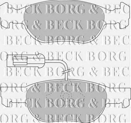 Borg & beck BBP1441 Klocki hamulcowe, zestaw BBP1441: Dobra cena w Polsce na 2407.PL - Kup Teraz!
