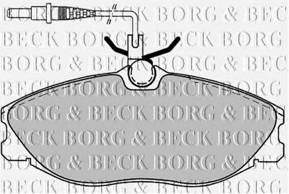 Borg & beck BBP1443 Brake Pad Set, disc brake BBP1443: Buy near me in Poland at 2407.PL - Good price!