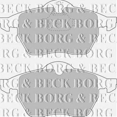 Borg & beck BBP1444 Klocki hamulcowe, zestaw BBP1444: Dobra cena w Polsce na 2407.PL - Kup Teraz!