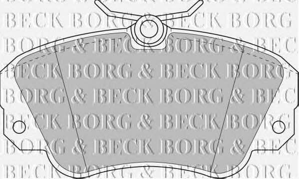 Borg & beck BBP1448 Тормозные колодки дисковые, комплект BBP1448: Отличная цена - Купить в Польше на 2407.PL!