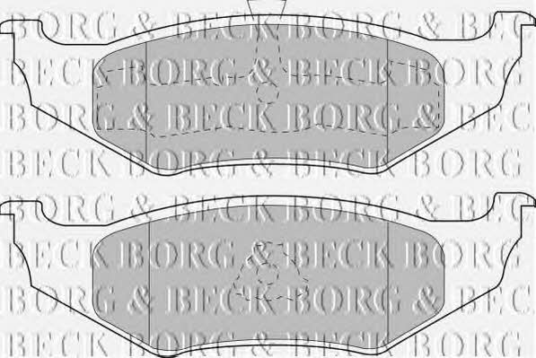 Borg & beck BBP1450 Тормозные колодки дисковые, комплект BBP1450: Отличная цена - Купить в Польше на 2407.PL!
