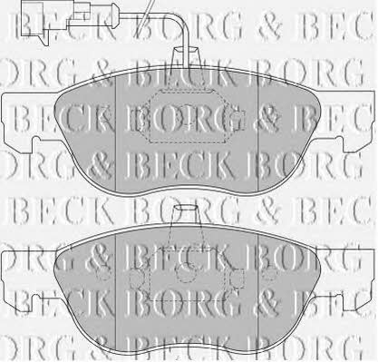 Borg & beck BBP1452 Brake Pad Set, disc brake BBP1452: Buy near me in Poland at 2407.PL - Good price!
