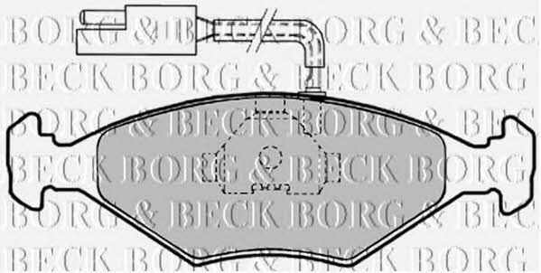 Borg & beck BBP1456 Brake Pad Set, disc brake BBP1456: Buy near me in Poland at 2407.PL - Good price!