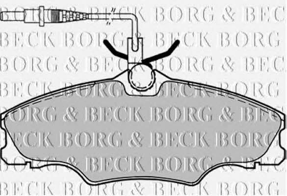 Borg & beck BBP1459 Brake Pad Set, disc brake BBP1459: Buy near me in Poland at 2407.PL - Good price!