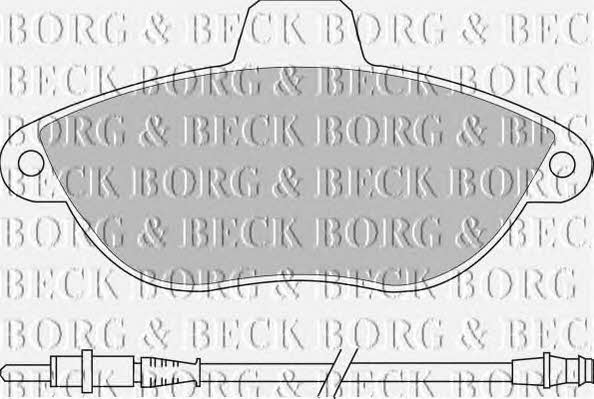 Borg & beck BBP1461 Brake Pad Set, disc brake BBP1461: Buy near me in Poland at 2407.PL - Good price!