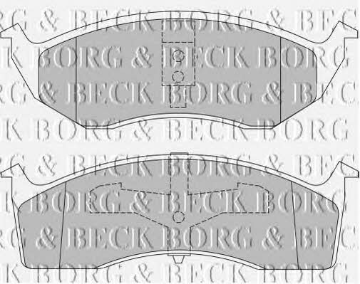 Borg & beck BBP1465 Brake Pad Set, disc brake BBP1465: Buy near me in Poland at 2407.PL - Good price!
