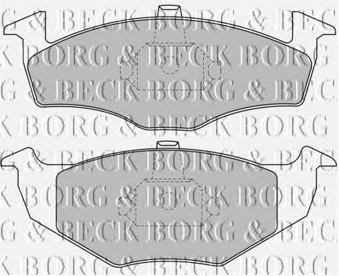 Borg & beck BBP1471 Scheibenbremsbeläge, Set BBP1471: Kaufen Sie zu einem guten Preis in Polen bei 2407.PL!