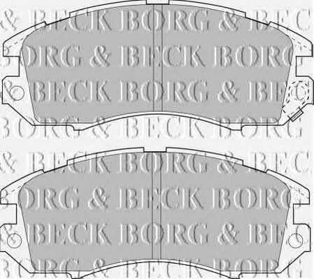 Borg & beck BBP1480 Гальмівні колодки, комплект BBP1480: Приваблива ціна - Купити у Польщі на 2407.PL!