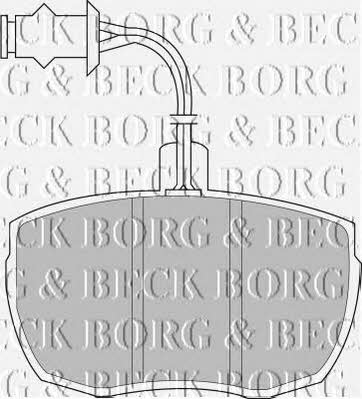 Borg & beck BBP1481 Brake Pad Set, disc brake BBP1481: Buy near me in Poland at 2407.PL - Good price!