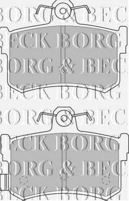 Borg & beck BBP1482 Гальмівні колодки, комплект BBP1482: Приваблива ціна - Купити у Польщі на 2407.PL!
