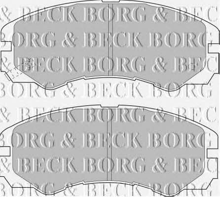 Borg & beck BBP1485 Тормозные колодки дисковые, комплект BBP1485: Отличная цена - Купить в Польше на 2407.PL!