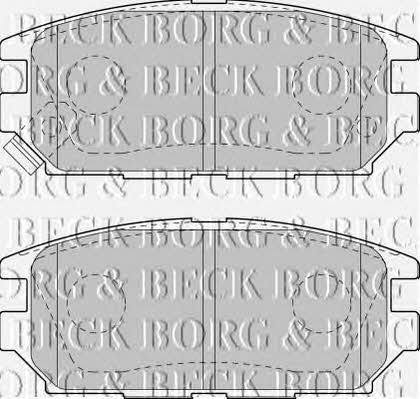 Borg & beck BBP1489 Гальмівні колодки, комплект BBP1489: Приваблива ціна - Купити у Польщі на 2407.PL!