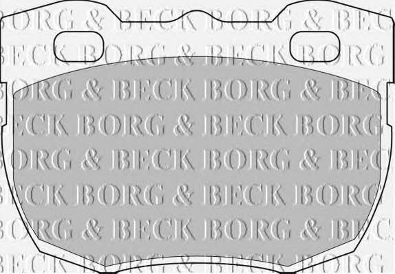 Borg & beck BBP1496 Brake Pad Set, disc brake BBP1496: Buy near me in Poland at 2407.PL - Good price!