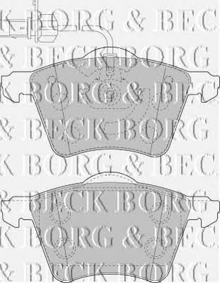 Borg & beck BBP1498 Klocki hamulcowe, zestaw BBP1498: Dobra cena w Polsce na 2407.PL - Kup Teraz!