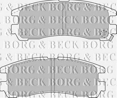 Borg & beck BBP1500 Тормозные колодки дисковые, комплект BBP1500: Отличная цена - Купить в Польше на 2407.PL!