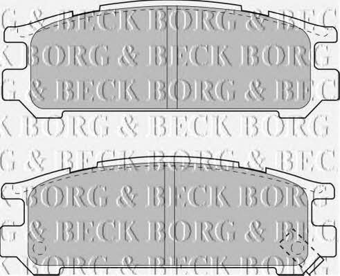 Borg & beck BBP1508 Тормозные колодки дисковые, комплект BBP1508: Отличная цена - Купить в Польше на 2407.PL!