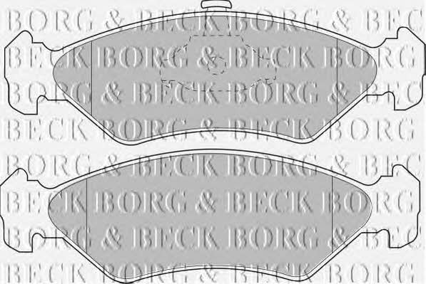 Borg & beck BBP1510 Scheibenbremsbeläge, Set BBP1510: Kaufen Sie zu einem guten Preis in Polen bei 2407.PL!