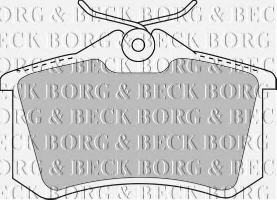 Borg & beck BBP1512 Rear disc brake pads, set BBP1512: Buy near me at 2407.PL in Poland at an Affordable price!
