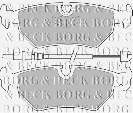 Borg & beck BBP1515 Klocki hamulcowe, zestaw BBP1515: Dobra cena w Polsce na 2407.PL - Kup Teraz!