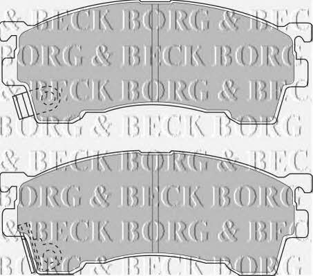 Borg & beck BBP1516 Гальмівні колодки, комплект BBP1516: Приваблива ціна - Купити у Польщі на 2407.PL!
