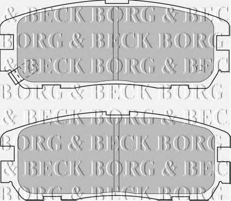 Borg & beck BBP1517 Гальмівні колодки, комплект BBP1517: Приваблива ціна - Купити у Польщі на 2407.PL!