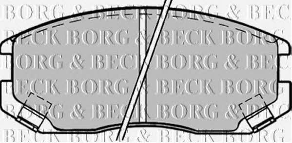 Borg & beck BBP1518 Тормозные колодки дисковые, комплект BBP1518: Отличная цена - Купить в Польше на 2407.PL!