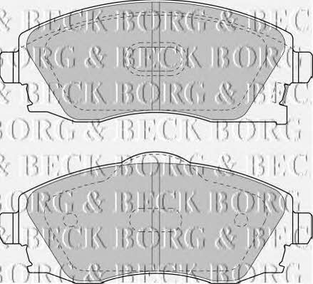 Borg & beck BBP1523 Brake Pad Set, disc brake BBP1523: Buy near me in Poland at 2407.PL - Good price!