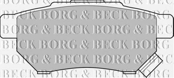 Borg & beck BBP1526 Тормозные колодки дисковые, комплект BBP1526: Отличная цена - Купить в Польше на 2407.PL!