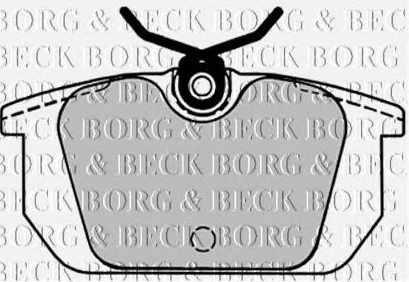 Borg & beck BBP1534 Brake Pad Set, disc brake BBP1534: Buy near me in Poland at 2407.PL - Good price!