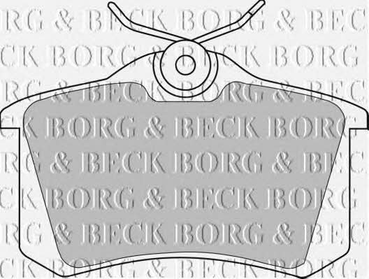 Borg & beck BBP1542 Тормозные колодки дисковые, комплект BBP1542: Отличная цена - Купить в Польше на 2407.PL!