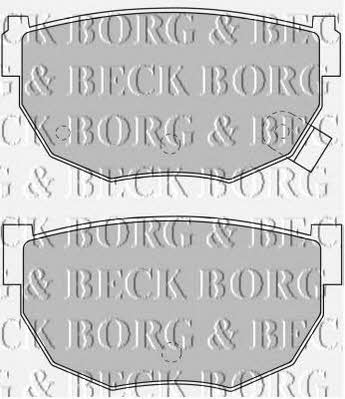 Borg & beck BBP1549 Klocki hamulcowe, zestaw BBP1549: Dobra cena w Polsce na 2407.PL - Kup Teraz!