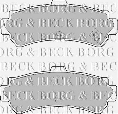 Borg & beck BBP1552 Klocki hamulcowe, zestaw BBP1552: Dobra cena w Polsce na 2407.PL - Kup Teraz!