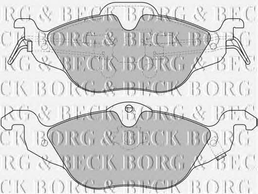 Borg & beck BBP1563 Гальмівні колодки, комплект BBP1563: Приваблива ціна - Купити у Польщі на 2407.PL!