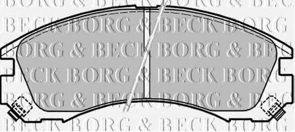 Borg & beck BBP1565 Brake Pad Set, disc brake BBP1565: Buy near me in Poland at 2407.PL - Good price!