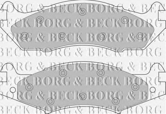 Borg & beck BBP1566 Гальмівні колодки, комплект BBP1566: Приваблива ціна - Купити у Польщі на 2407.PL!