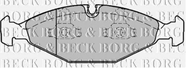 Borg & beck BBP1568 Гальмівні колодки, комплект BBP1568: Приваблива ціна - Купити у Польщі на 2407.PL!