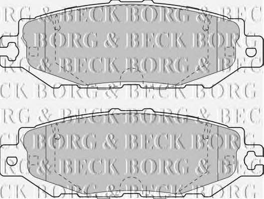 Borg & beck BBP1570 Гальмівні колодки, комплект BBP1570: Приваблива ціна - Купити у Польщі на 2407.PL!