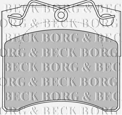 Borg & beck BBP1572 Гальмівні колодки, комплект BBP1572: Приваблива ціна - Купити у Польщі на 2407.PL!