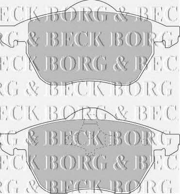 Borg & beck BBP1575 Klocki hamulcowe, zestaw BBP1575: Dobra cena w Polsce na 2407.PL - Kup Teraz!