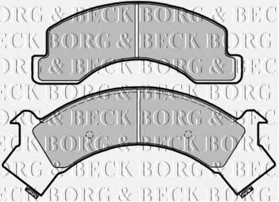 Borg & beck BBP1580 Klocki hamulcowe, zestaw BBP1580: Dobra cena w Polsce na 2407.PL - Kup Teraz!