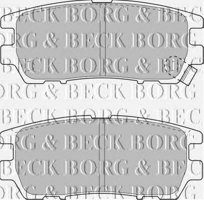 Borg & beck BBP1582 Klocki hamulcowe, zestaw BBP1582: Dobra cena w Polsce na 2407.PL - Kup Teraz!