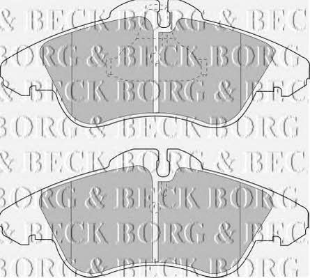 Borg & beck BBP1588 Klocki hamulcowe, zestaw BBP1588: Dobra cena w Polsce na 2407.PL - Kup Teraz!