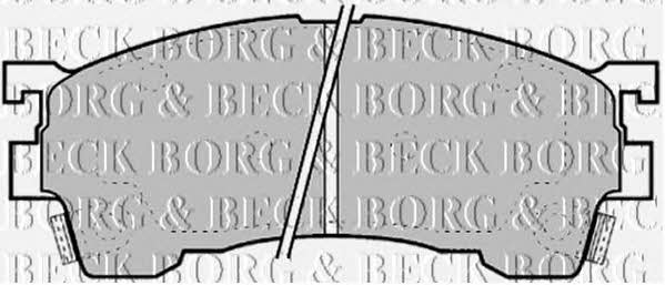 Borg & beck BBP1594 Гальмівні колодки, комплект BBP1594: Приваблива ціна - Купити у Польщі на 2407.PL!